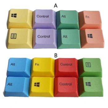 

8Pcs 1.25U PBT Dye Sublimation KeyCaps Mechanical Keyboard Keycaps for Cherry MX Switch R1 Keycaps X6HA
