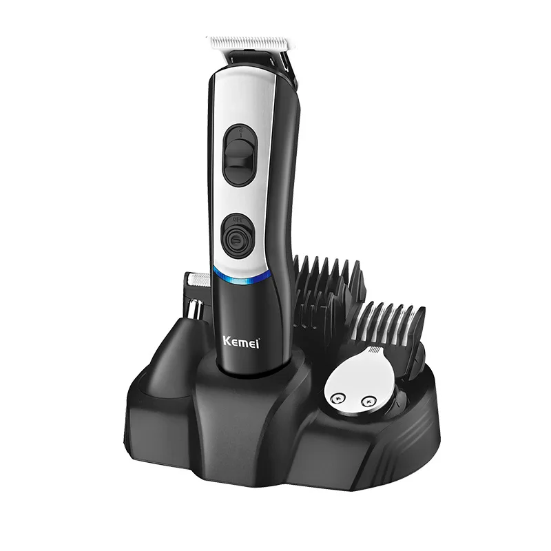 

Kemei Hair Scissors KM-520 Nose Hair Trimmer Shaver Shaving Word Knife Boxer Cutter Head T-Shape Cutter Head Five in One