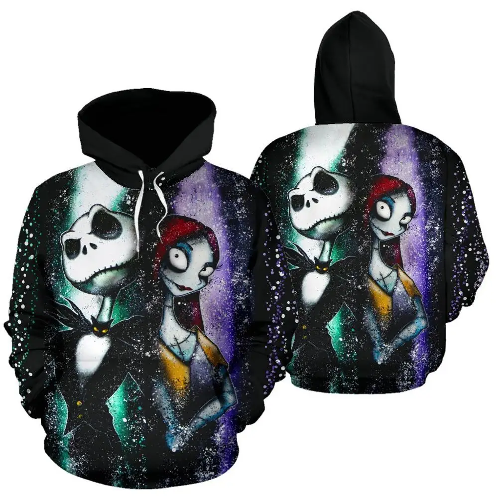 Jack Skellington Hoodie The Nightmare Before Christmas Sweatshirt Jacket Fashion Autumn Spring Pullovers Halloween Tracksuit - Цвет: 11