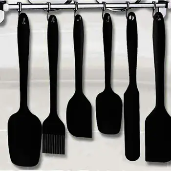 

Silicone Kitchen Ware Cooking Utensils Set Heat Baking Tools Resistant Kitchen Non-Stick Cooking Utensils With Storage Box Tools