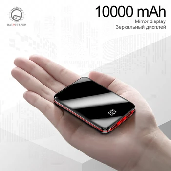 

10000mAh Power Bank External Battery Bank 8W Quick Charge Powerbank portable charger with Dual USB Output for Phone