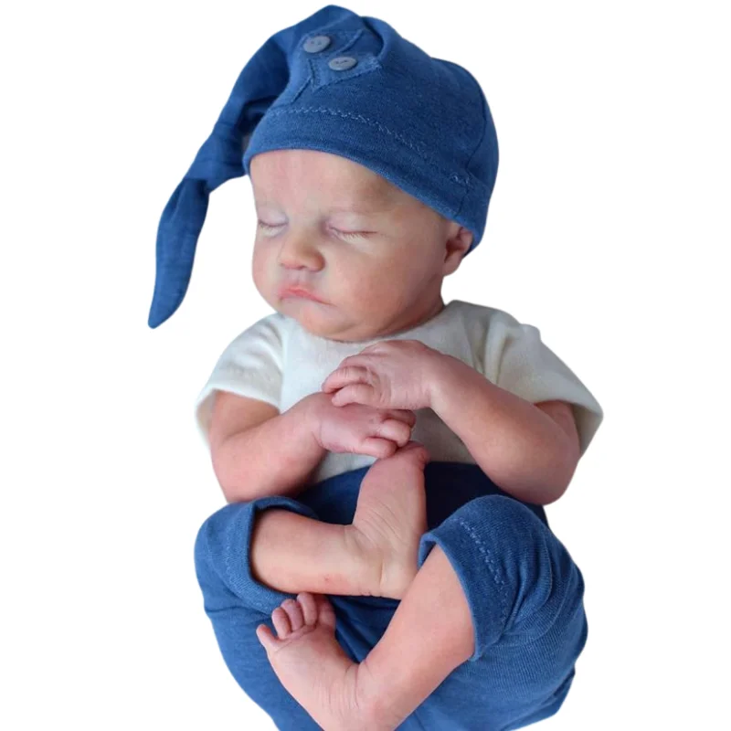 Bebe Reborn Baby 17 Inches Levi Vinyl Unfinished Unassembled Doll Parts DIY Blank Kit For Children Hobby Toy Gift On Sale |