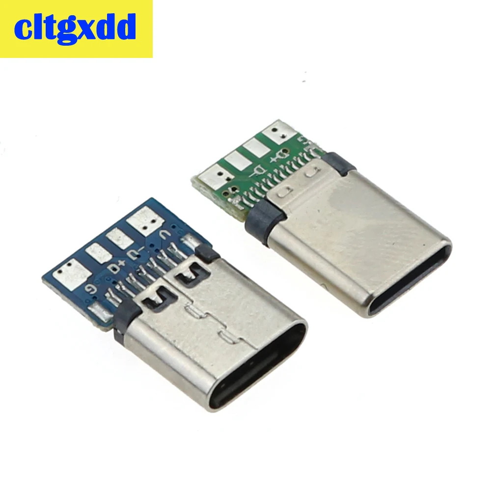 10 штук в наборе USB 3 1 Тип C разъем 24 штифтов мужской/муфтовый стыковочный