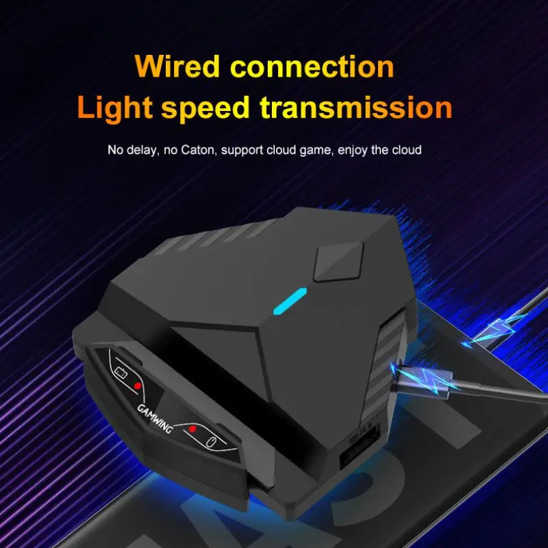 Lingzha 2pro Bluetooth Проводная клавиатура мышь конвертер адаптер USB игровой PUBG