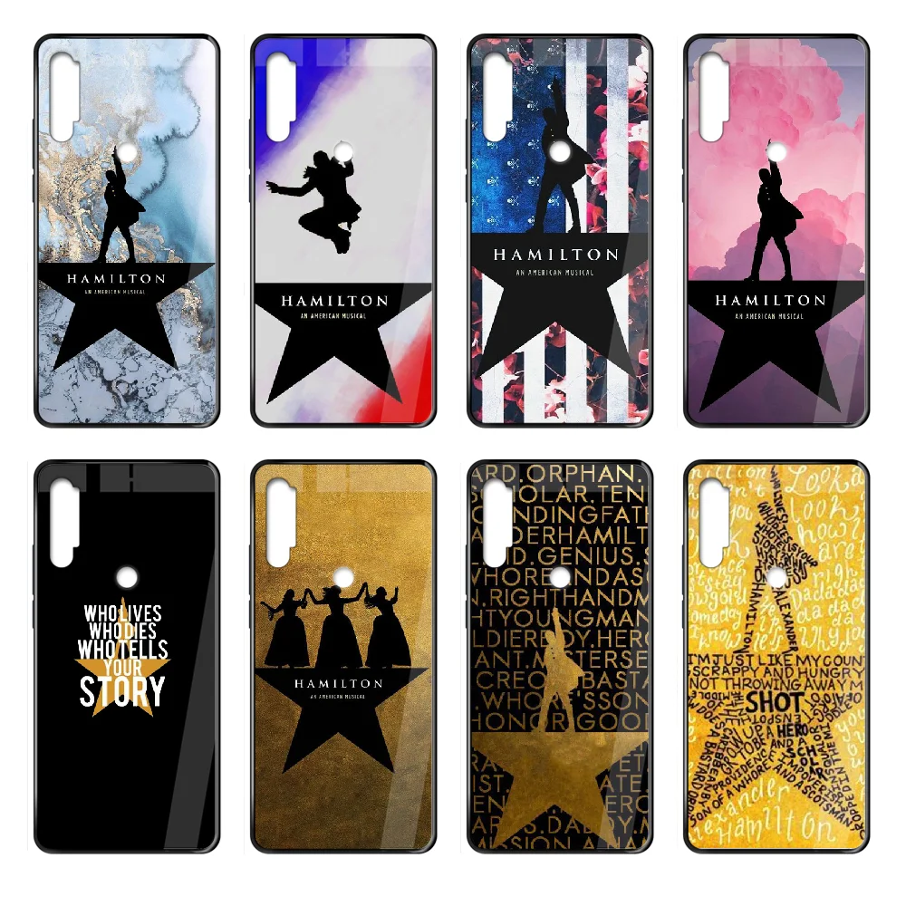 Чехол для телефона Hamilton Musical Lyrics корпус Xiaomi Redmi Note S2 4 5 6 7 8 K20 A S X Plus Pro черный чехол