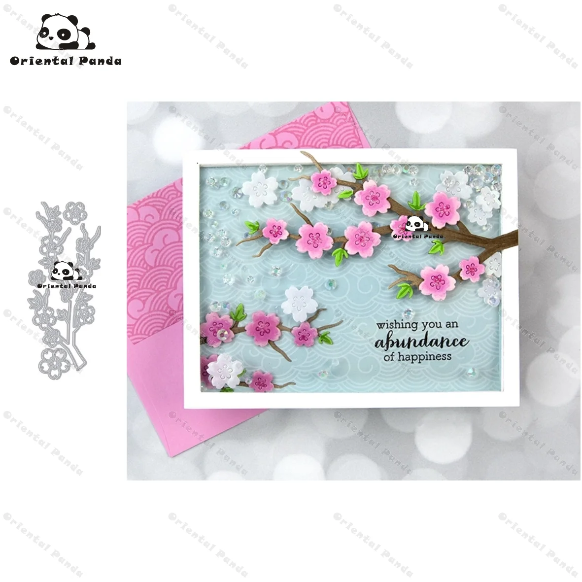 

New Dies For 2020 Peach blossom Metal Cutting Dies diy Dies photo album cutting dies Scrapbooking Stencil Die Cuts Card Making