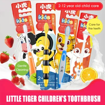 

1Pc Fawn mum Children's Toothbrush Children's Soft Tooth Guard Toothbrush Cartoon Toothbrush Super Soft Dental Care Tooth Brush