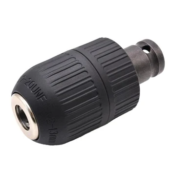 

Keyless Drill Chuck 2-13mm 1/2-20UNF Drill Power Tools W/ 1/2 Thread Adapter