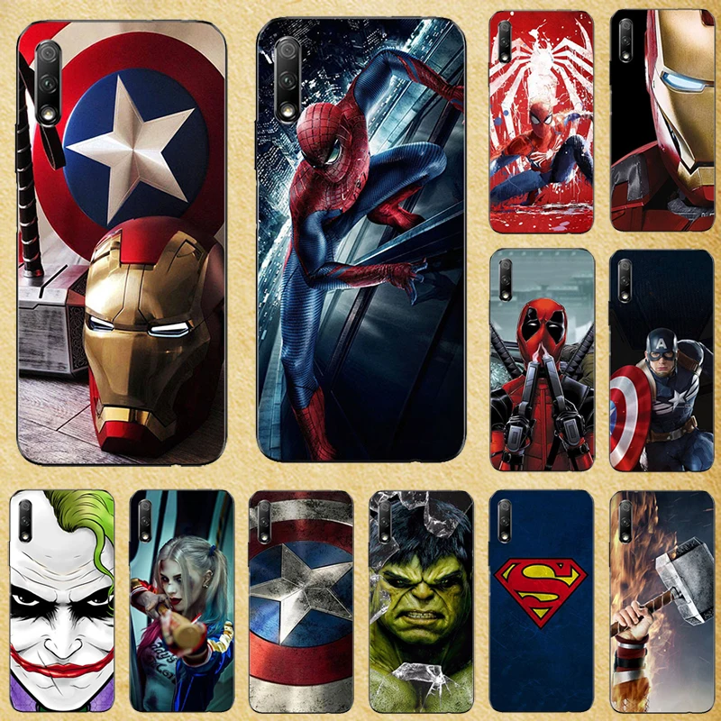 Чехол для телефона Super Hero чехол Huawei Honor 9X 9 X Pro мягкий силиконовый накладка чехлы
