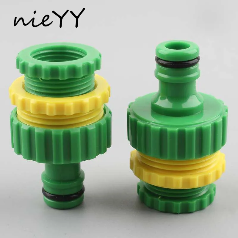

2pcs 1/2 3/4 1 Inch Water Tap Faucet Transformation Joint Washing Machine Wash Car Connector 16mm Garden Hose Thread Adaptor