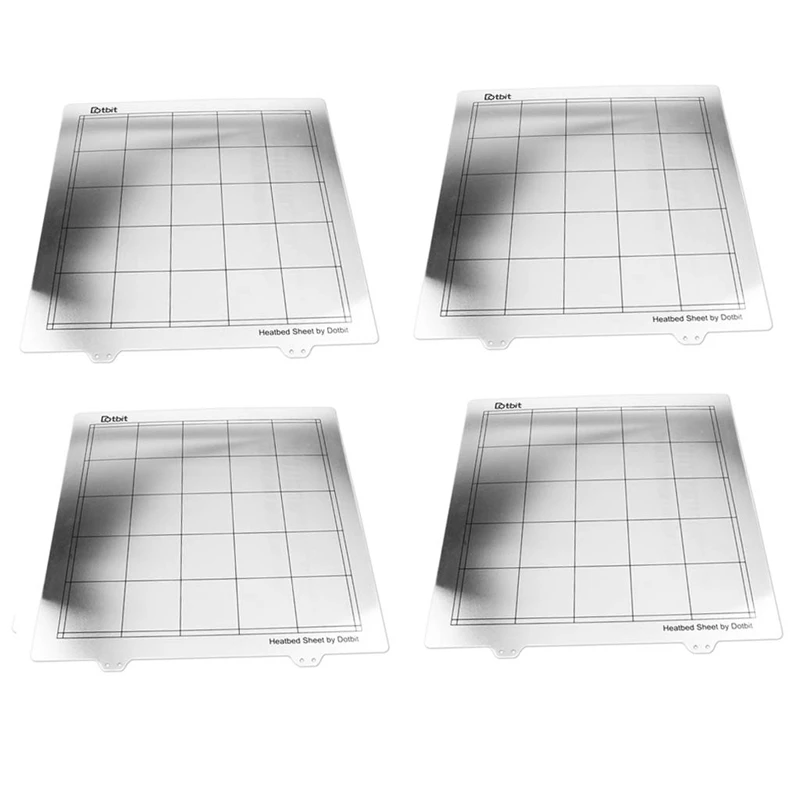 

HOT-Dotbit 4-In-1 Ultra Base 3D Printer Platforms, Heatbed Build Surface for Prusa I3-300X300Mm/11.8X11.8Inch