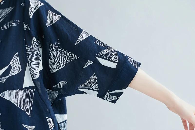 Хорошее качество, женская одежда, новинка, blusas feminina, весна-лето, стиль, корейский топ с геометрическим рисунком, свободная футболка K0534