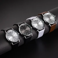 2025 Men Watches Top Brand Luxury Brown Leather Band Quartz Wristwatch Men's Casual Simple Watch Wrist Male Clock Reloj Hombre 6