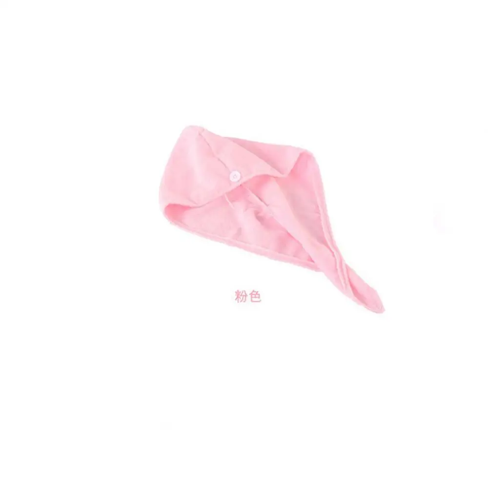 Hot pink Волшебное полотенце для сушки волос, шапка из микрофибры, быстросохнущая тюрбан для ванны, душа, бассейна, машинная стирка, колпачок - Цвет: Hot pink