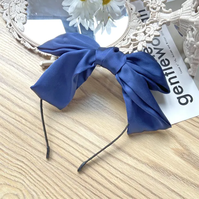 2021 Fashion Girls Retro Black Velvet Bow Hairpin Ladies Wedding Long Satin Ribbon Korean Hairpin Hair Accessories Headdress 9