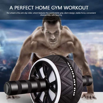 

Abdominal Roller Big wheel Abdominal Muscle Trainer Fitness Abs Core Workout Home Gym Abdominal Muscles Training Equipment