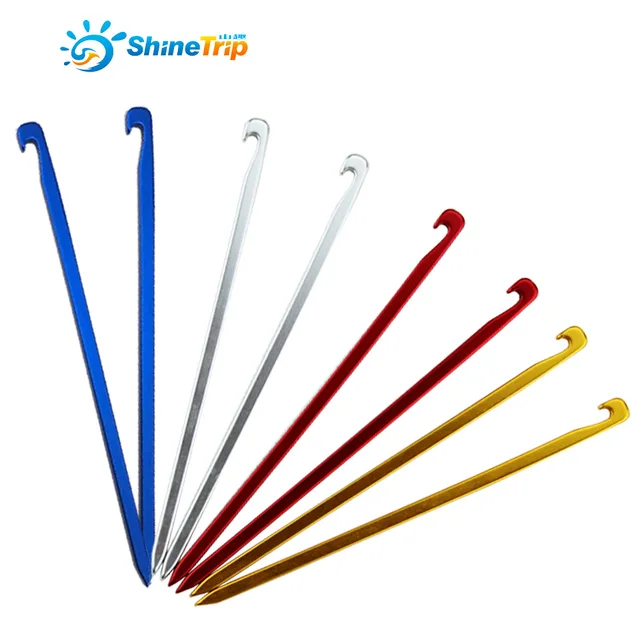 견고하면서도 가벼우며 사용하기 쉬운 Shinetrip 7001 텐트 페그