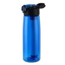 650 мл чашка фильтра для воды очиститель бутылки Открытый Спорт выживания питьевой набор инструментов