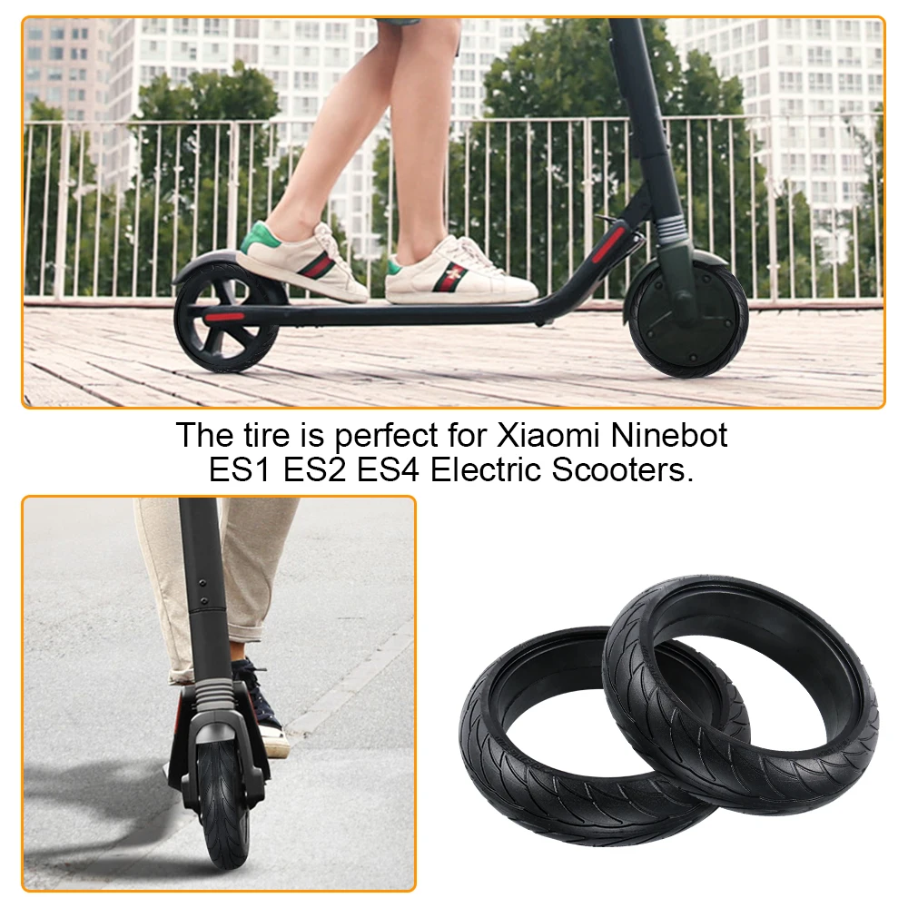 8 Inch Tire for Ninebot ES 1 2 4 Electric Scooter Pressure Resistant