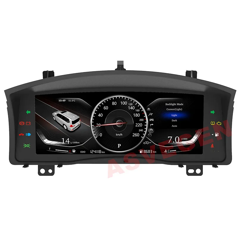 

10,1-дюймовый автомобильный ЖК-приборной панели Android для Lexus LX570 12,3-2015, автомобильный навигационный инструмент, многофункциональный плеер