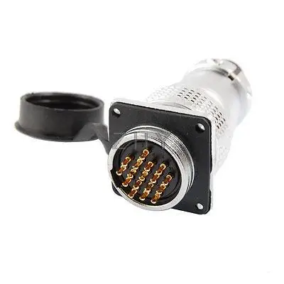 

17-Pin Waterproof Electrical Deck Plug Circular Cable Connector AC 250V 7A