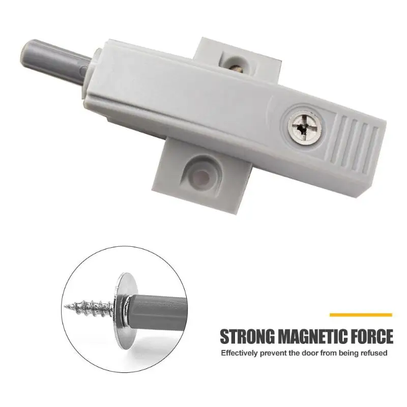 

Kitchen Cupboard Door Stop Closer Stoppers Damper Buffer Cabinet Catches ABS Soft Quiet Close Closer Damper With Screws