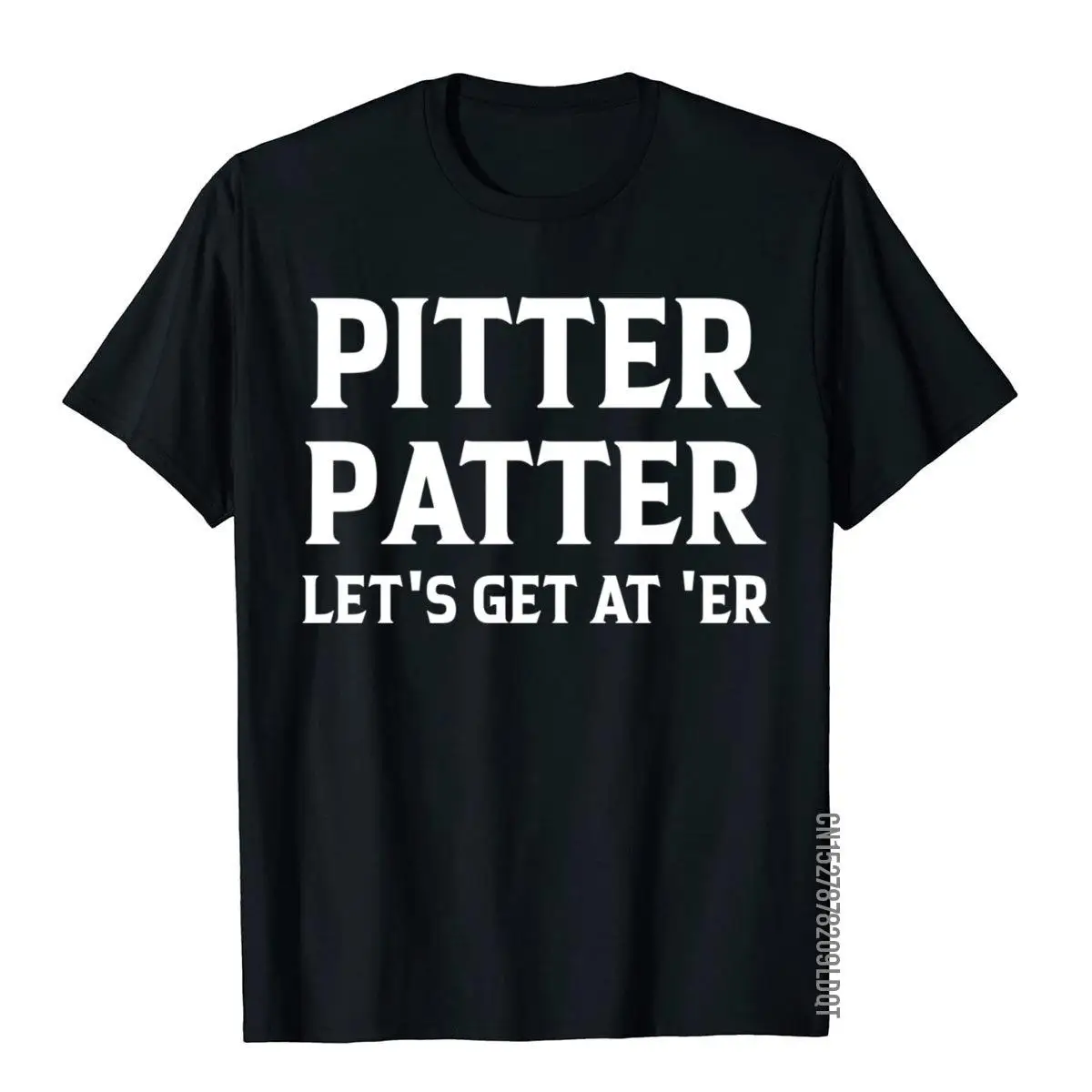 Let's Get At 'er Shirt German Shepherd Pitter Funny Patter Pullover Hoodie__B6242black
