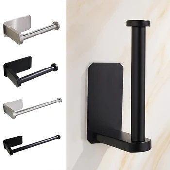 

Economical Self Adhesive Toilet Paper Holder Toilet Roll Stick on Wall Stainless Steel for Bathroom Kitchen ds99