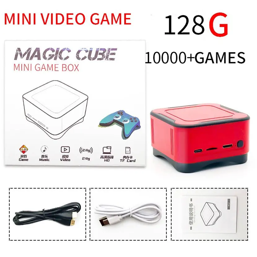 

Mini TV Game Console Built-In 10000 Games Retro Classic Handheld Gaming Player AV/HDMI Output 4K HD Video Games Console