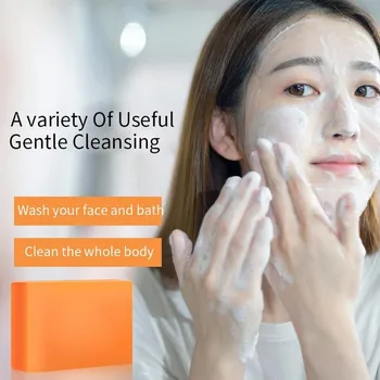 

Face Wash Whitening Soap Dark Black Skin Lightening Acid Whitening Oil Control Brighten Face Body Skin Bleaching Soap Skin Care