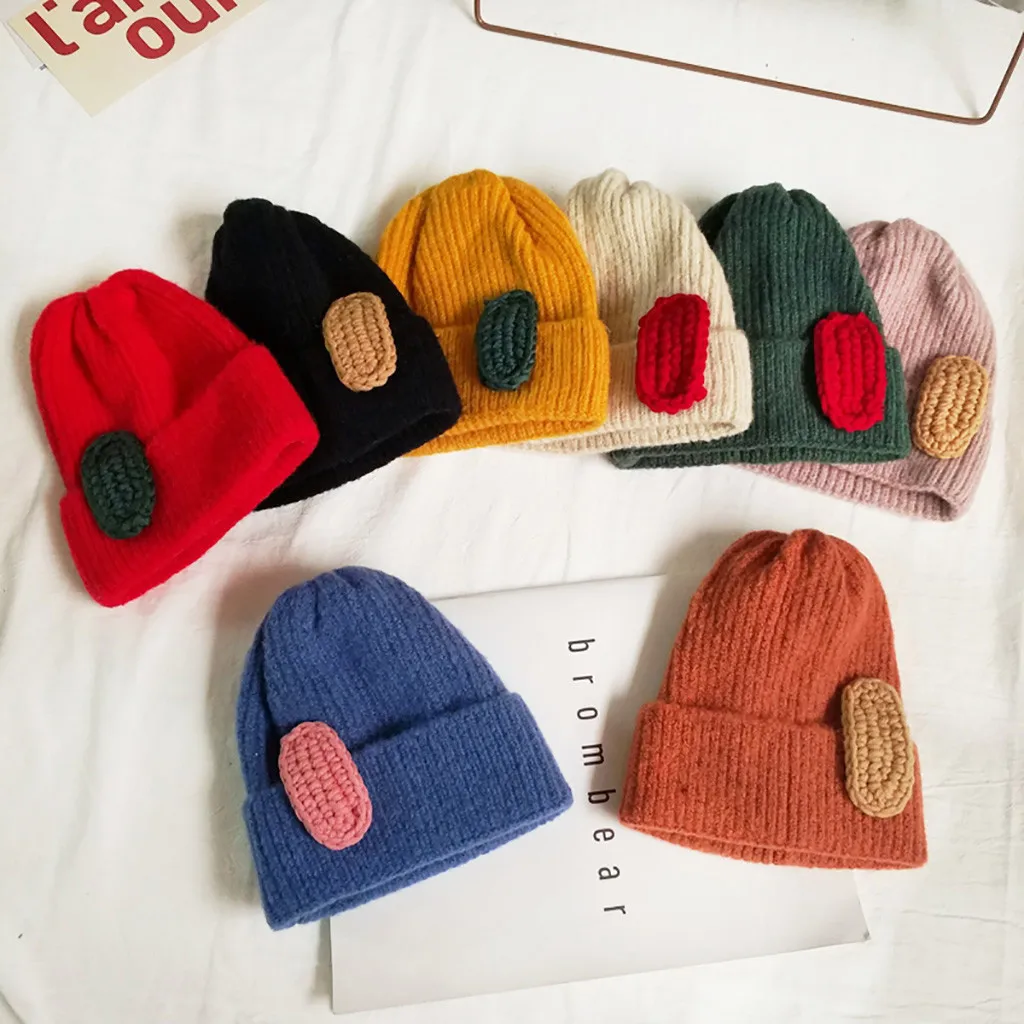 Альпинистские шапочки с надписями, теплые детские шапки для мальчиков и девочек, модные зимние шапки с маленькими волосами, вязаные шерстяные зимние шапки# x21025