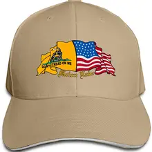 Don't протектора на меня с американским флагом унисекс Бейсбол Кепки структурированных Классическая Липучка регулируемый остроконечные сэндвич-панелей Кепка-тракер