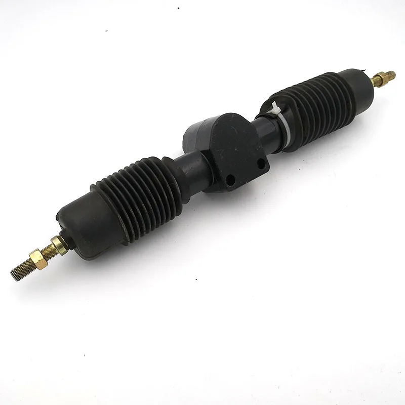 DIY Go Kart Karting Four Wheel 3CM 1.4 Circle Metal ATV Steering Rack Box Pinion 330mm/420mm M10 Full steel Power Steering Gear