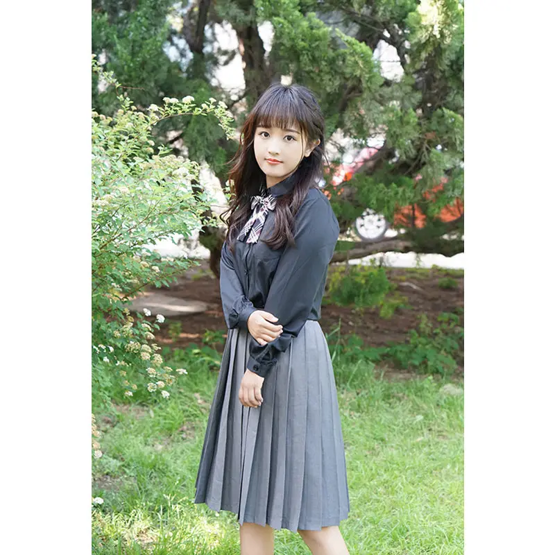 Women Skirt Student Girls High Waist Skirt Pleated Skirt Lolita JK Uniform Skirts High Quality Pleated Skirt Midi Long Skirt