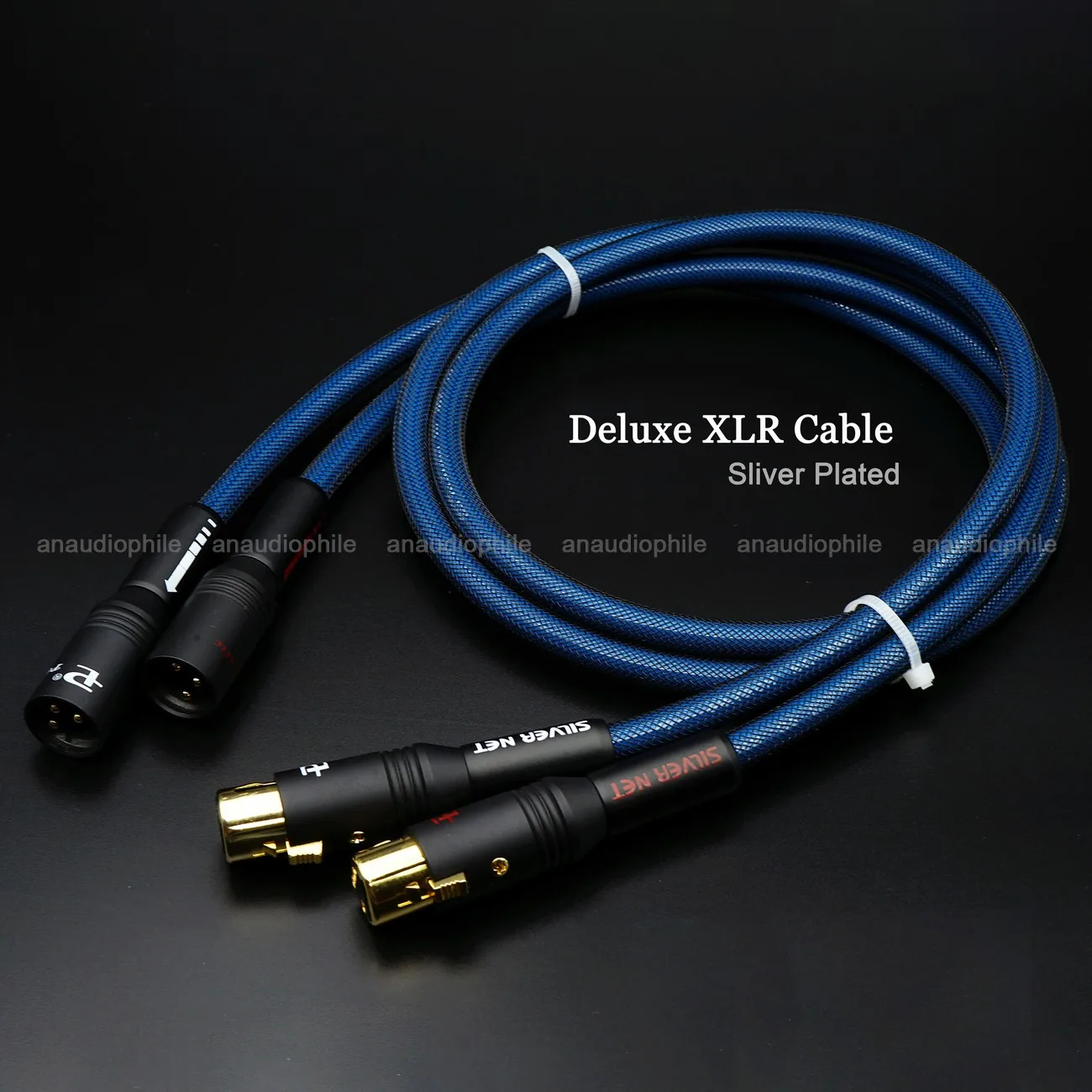 Анааудиофил HiFi XLR сбалансированный аудиокабель 3 штырька папа-мама Балансирующий