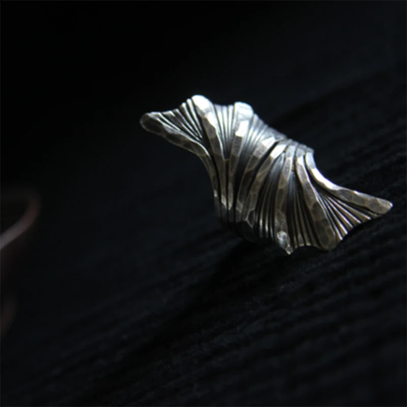 Fyla Mode античные тайские серебряные кольца восстанавливающие европейские креативные ювелирные изделия винтажные кольца для женщин унисекс 46,50 мм 7,30 г WT055