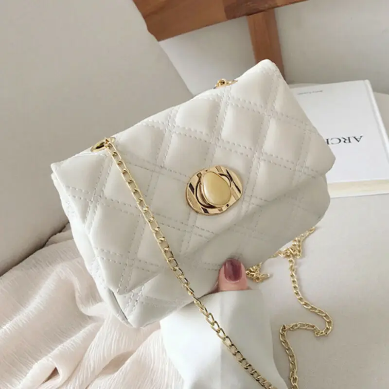 Сумки через плечо для женщин Lingge сумки цепочка Наплечная Сумка модная женская кожаная сумка Tote Женская сумка-мессенджер