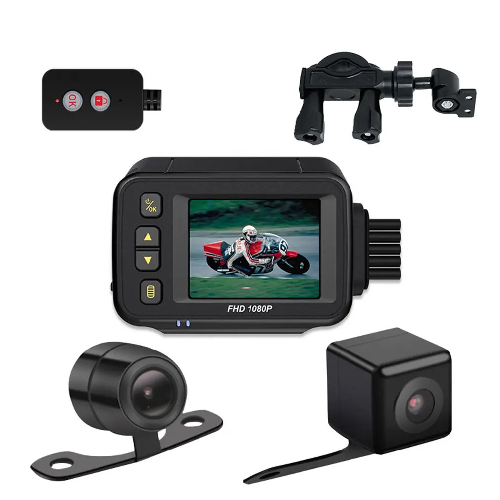 MT30A 2 Inch IP67 Waterproof Motorcycle Dash Camera Bicycle Motorbike