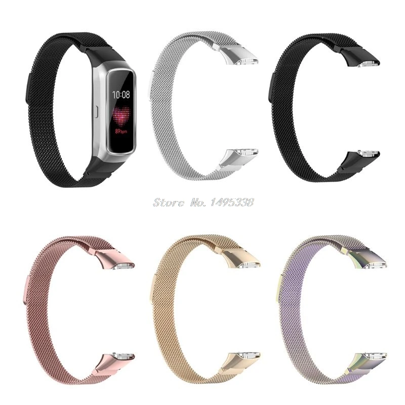 Магнитный ремешок для часов из нержавеющей стали Samsung Galaxy fit SM R370 браслет Прямая