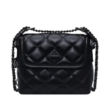 

PU leather diamond lattice women handbag ladies shoulder cross-body money purse bag phone pouch female bolsa feminina for girls