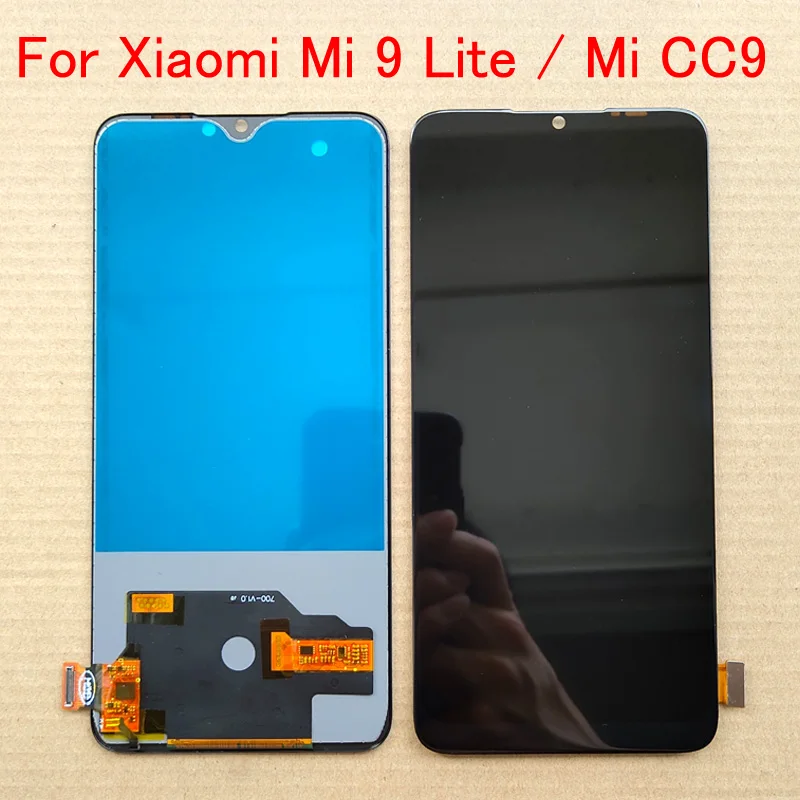 ЖК-дисплей TFT для Xiaomi Mi CC9 9 Lite M1904F3BG дисплей с сенсорным экраном и дигитайзером в