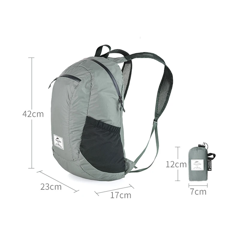 18L Camping Ultralight Backpack Waterproof Folding Travel Outdoor Bag