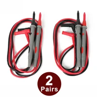 4PCS/lot Multimetros Multimeter Test Leads Probes Cooper Wires Test Lead Wire Probe Cable For AC DC LCD Digital Multimeters 2