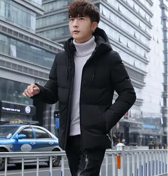 

2020 New High Quality Thick Down Cotton Jacket Men Coat Snow Parkas Male Warm Clothing Winter Cotton Jacket Outerwear