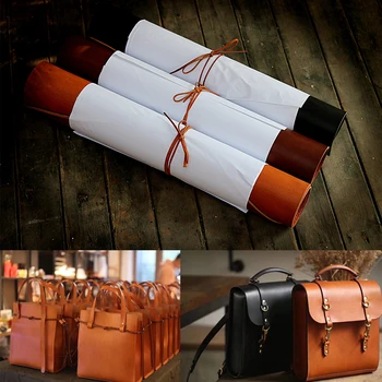 

Genuine Leather Buffalo cowhide oil wax skin 3.5-4.0mm vegetable tanned leather handmade leather Belt, women's bag, shoes DIY