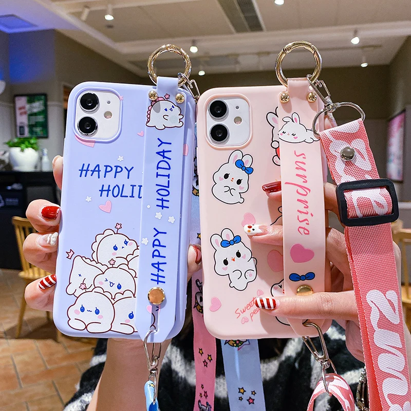 Чехол держатель для телефона Huawei P40 P10 Plus P20 P30 Mate 40 30 9 10 Lite 20 Pro X чехол с ремешком на