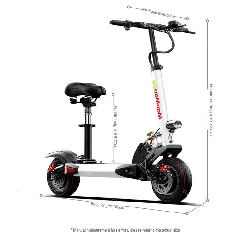 1200W 60V Electric Scooters Adults Two Wheels Electric Scooters High Speed 60KMH Folding Powerful Electric Bike With Seat (42)