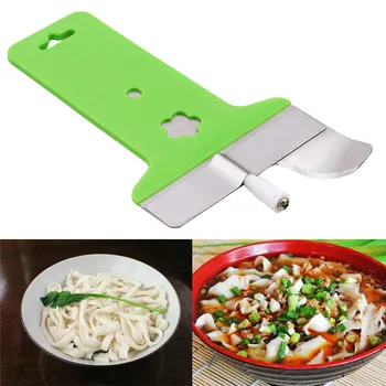

1 PCS Green Stainless Steel Noodles Dedicated Single-sharp Noodles Slitting Machine Flour Dough Slicing Knife Cutting Tool