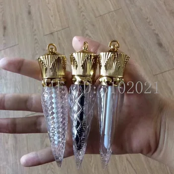 

5ML 20pcs 50pcs Carrot Shape Empty Clear Lip Gloss Tube, DIY Plastic Clear Liquid Lipstick Bottle, Women Beauty Makeup Tools