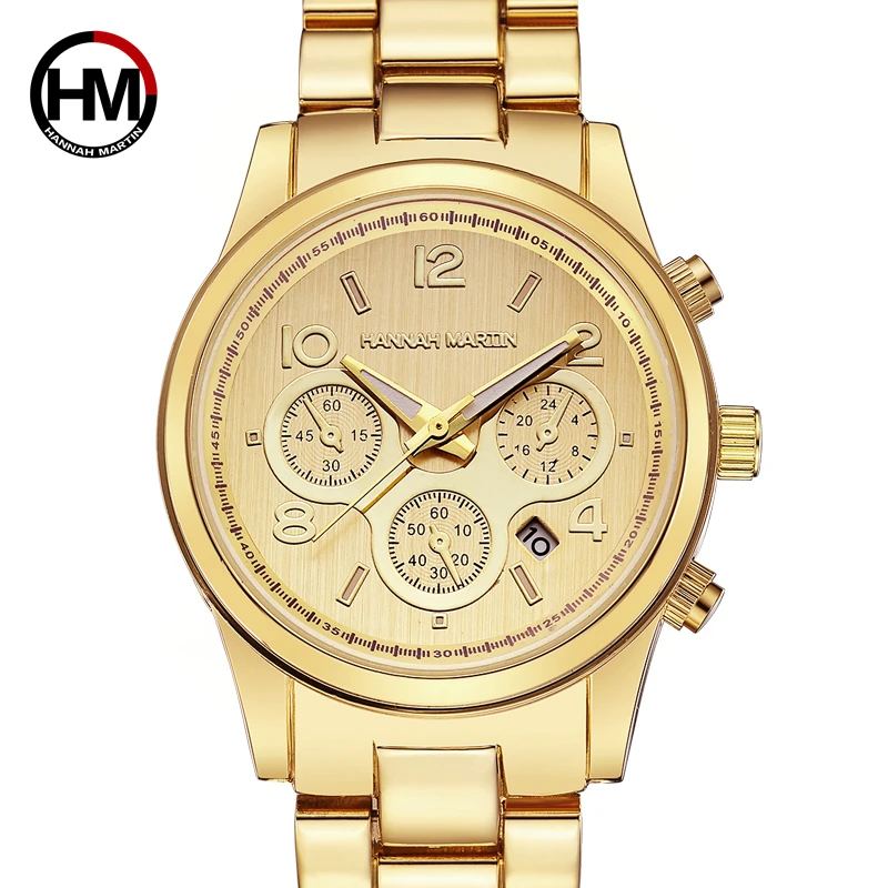 

Reloj Mujer Hannah Martin Women Watches Top Brand Luxury Rose Gold Ladies Calendar Quartz Wrist Watch Clock Woman Montre Femme